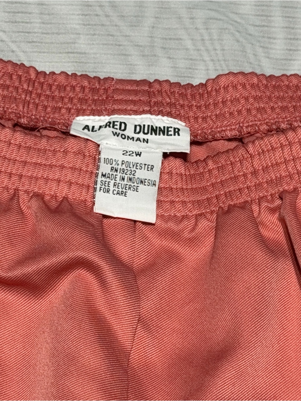 Alfred Dunner Coral-Blend Elastic Waist‎ Skirt